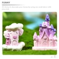 thumbnail image 5 of PAMINGONO 2Pcs Miniature Castle Decors Plastic Small Castle for Birthday and Party Decorations, 5 of 8