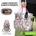 thumbnail image 2 of Garden Tool Bag,Pioneer Flower Floral Print Pattern Garden Tool Organizer,Garden Gifts,Waterproof Multi-Pocket Garden Tool Storage 11.8x5.5x11.4 Inch(Tools NOT Included), 2 of 6