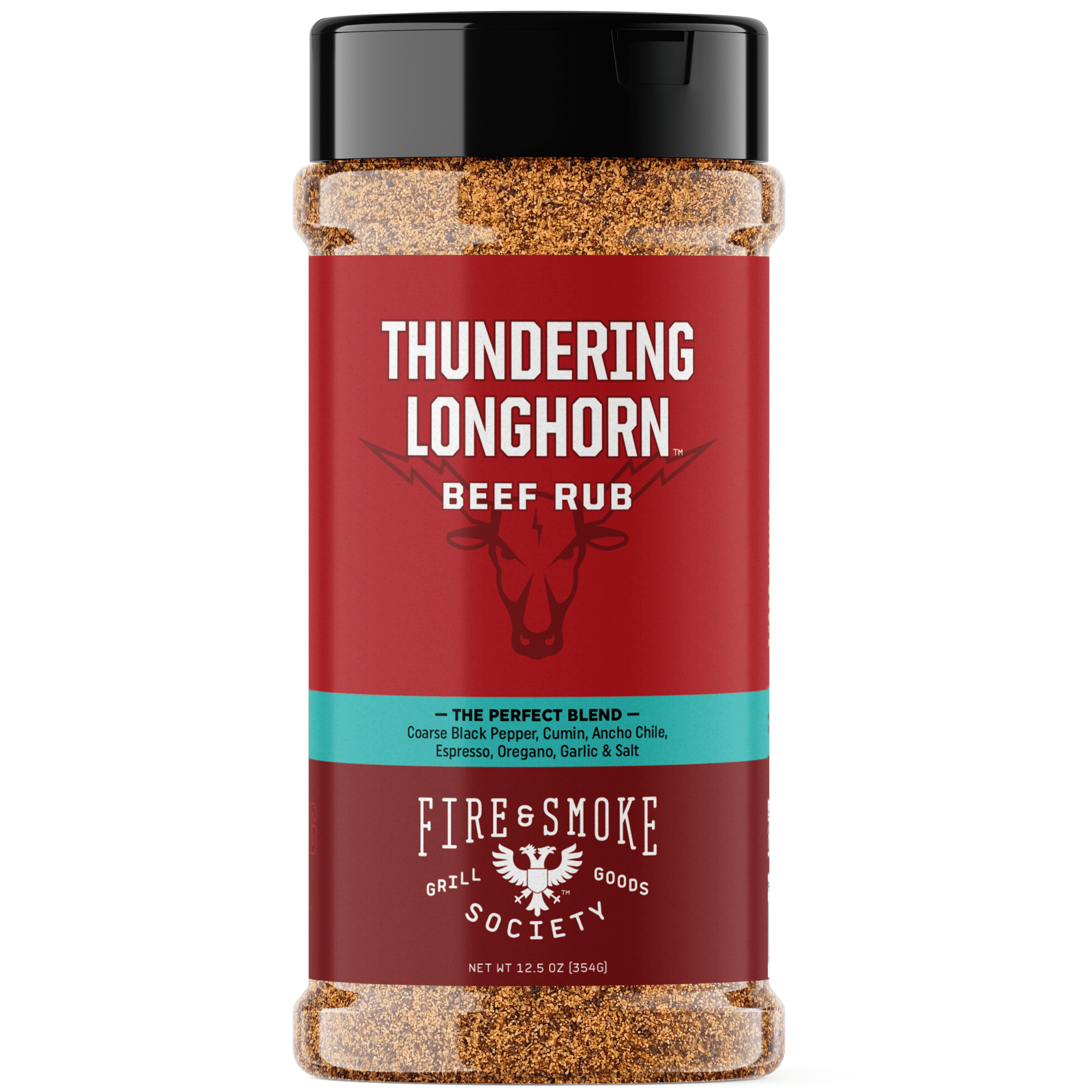 Fire & Smoke Society Thundering Longhorn Steak Spice Blend, 12.5 ounce