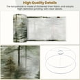 thumbnail image 4 of Lampshades 2 Pack Misty Forest Tall Pine Trees Watercolor Style 13"x13"x10" Light Shade for Table Lamps Floor Lamp Shades Lampshade Replacement Easy Assembly, 4 of 8