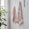thumbnail image 3 of SKL Home Ensemble de Serviettes à Main Frange Mirage 100% Coton Turc, Blush, 3 of 5