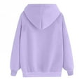 thumbnail image 3 of DDAPJ pyju Hoodies for Teen Girls Cute Heart Graphic Pullover Tops Oversized Drawstring Sweatshirts Soft Y2k Top, 3 of 4