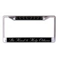 thumbnail image 1 of Soyez Gentil et Aidez les Autres Cadre de Plaque d'Immatriculation Chromé, 1 of 1