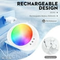 thumbnail image 5 of Floating Pool Lights,5000mAh Rechargeable Pool Lights With Remote,Pool Light that Float IP68 Waterproof, Color Changing Swimming Pool Lighting,Pool Floating Light for Inground Ground Pools-2PCs, 5 of 9