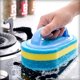 thumbnail image 3 of Kearding Cepillo de esponja PP portátil reutilizable mango de plástico cepillos inodoros hogar baño cocina herramienta de limpieza de suelo Suministros de limpieza para el hogar Verde Kearding HA011706-03, 3 of 6