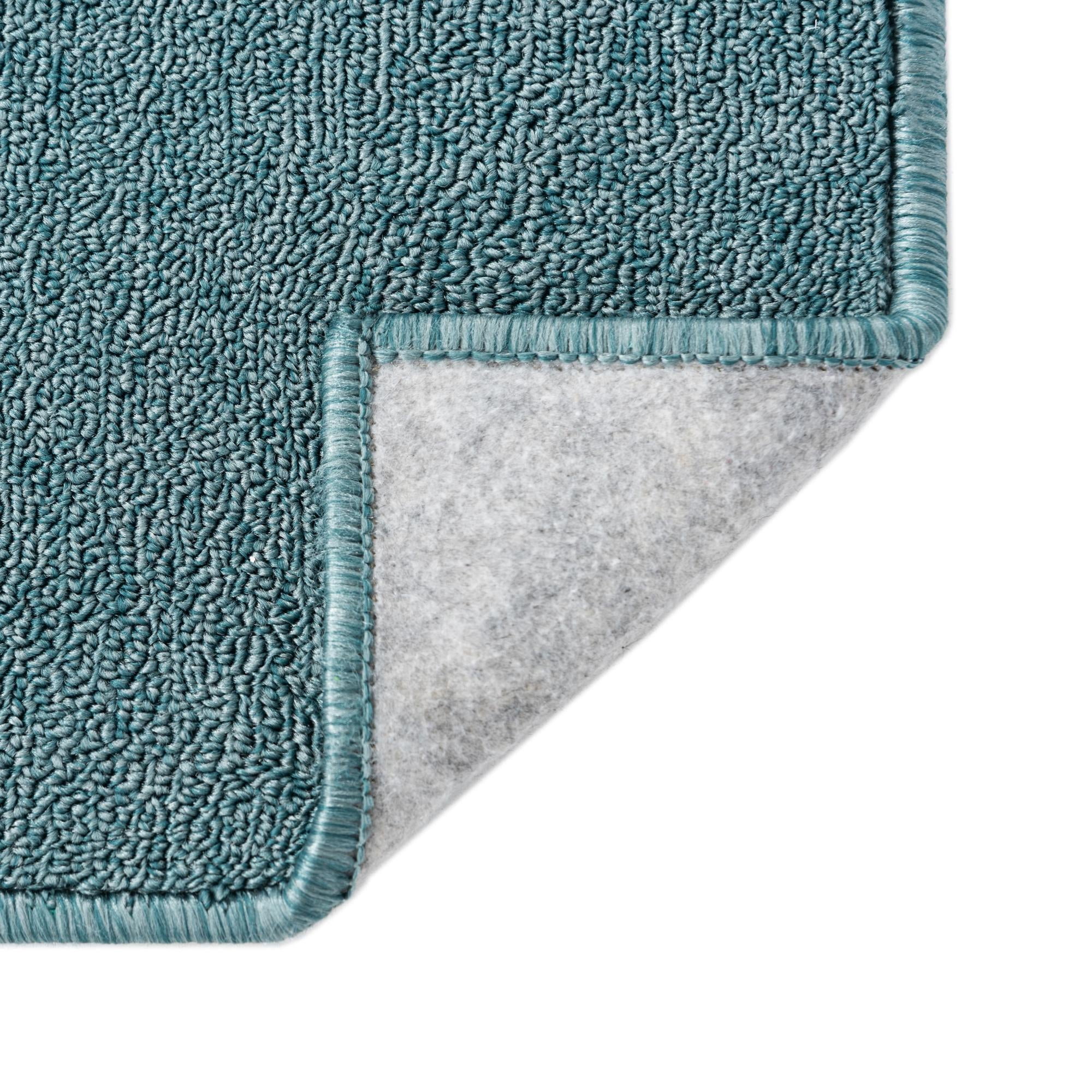 Unique Loom Everyday Solid Collection Area Rug - Mono (5' 3" x 8' Rectangle Aquamarine Blue)