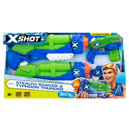X-Shot Water Warfare Double Typhoon Thunder Double Stealth
