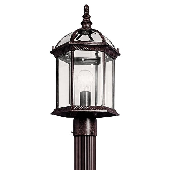 Kichler Lighting - Barrie - 10W 1 LED Outdoor Post Lantern - with Traditional