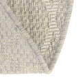 thumbnail image 6 of Unique Loom Outdoor Trellis Collection Area Rug - Gitter (10' Round Light Gray/Ivory), 6 of 6