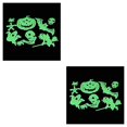 thumbnail image 2 of Maytalsory Halloween Luminous Wall Stickers Pumpkin for Ghost Witch Bat Skeleton Decals 2Set, 2 of 6