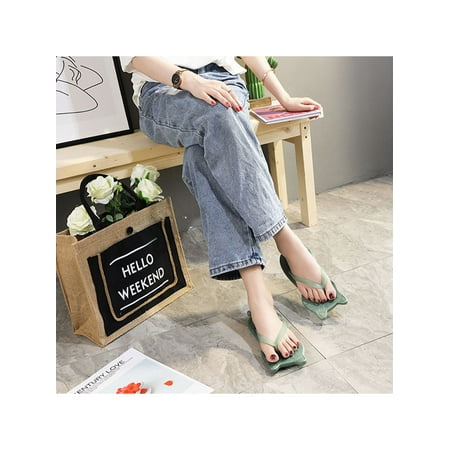

UKAP Ladies Open Toe Flip Flops Womens Summer Pool Beach Flat Sandal