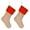 Red, variant on 2Pcs Christmas Tree Pendant Large Burlap Socks for Festival Home Decoration Colorful Present Bag Window Ornament