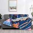thumbnail image 2 of Naloa Colorful Sushi Food Art Flannel Fleece Throw Blanket for Bed Couch, Thick Blanket - All Seasons Suitable for Women, Men and Kids-60"x50", 2 of 6