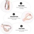 thumbnail image 2 of EeaseCA 2Pcs Decorative Watchband Charms Delicate Watchband Decors Exquisite Watchstrap Decors, 2 of 9