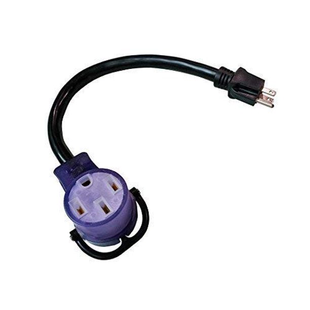 Parkworld 885491 Cable adaptador EV NEMA 5-15P a 14-50R (SOLO para Tesla UMC u otra carga EV NO para RV) (18 pulgadas)