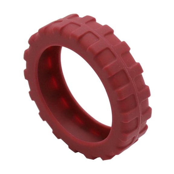 XIAOLE Luggage Wheels Covers,Silicone Luggage Wheel Protector Covers For 2.1-2.6 Inchs 8 Spinner Wheel Suitcases, Wear-Resistant Wheel Cover, Noise Reducing Wheel Covery, Red