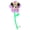 Minnie Mouse, variant on Disney Winnie the Pooh Piglet Flower Plush Wand Stuffed Figure, Blue and Green, 12 Inch