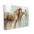 thumbnail image 3 of Layered Abstract Horses Foals Farm Animal Painting Animals & Insects Painting Gallery-Wrapped Canvas Print Wall Art, 3 of 7