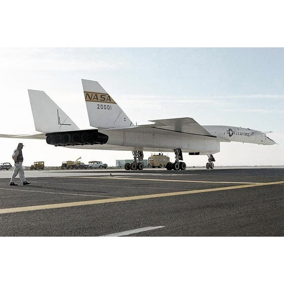 XB-70A Valkyrie Walk Around XB-70 Style -1 - 12x18 Inch Laminated Aviation Poster - Stunning Detail and Bold Colors