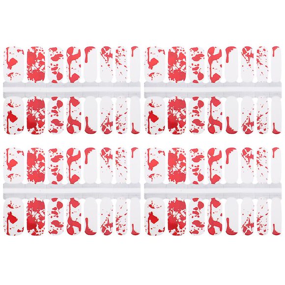 4 juegos de adhesivos para uñas para decoraciones de Halloween