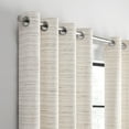 thumbnail image 3 of Eclipse Branson Magnitech 100% Blackout Curtain Panel, Magnetic Closure, Grommet Panel, 84 x 50 in, Ivory, 3 of 14