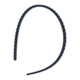 thumbnail image 4 of Unique Bargains 1 Pc Classic Elegant Frosted Twist Hairband for Women for Girls 5.51"x4.72" Navy Blue, 4 of 4