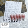 thumbnail image 6 of 6 Sheets Metallic Mirror Silver Nail Stickers Art Women 3D Star Nail Stickers Decals for Self-Adhesive Charms Butterfly Nail Art Stickers, Gifts Stocking Stuffers for Women, 6 of 7