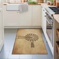 thumbnail image 3 of 2x3 Ft Entryway Area Rug, Country Windmill Kitchen Rug Runner Washable Floor Mat, Farmhouse Vintage Rustic Farm Barn Non Slip Indoor Door Mat Throw Carpet for Bathroom Living Room Bedroom, 3 of 8