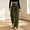 Army Green, variant on YHAJDS Womens Workout Gym Yoga Pant Solid Color Long Sports Trousers Built With Pockets Casual Pants