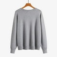 thumbnail image 4 of Womens Sweaters Round Neck Long Sleeve Cardigan Autumn And Winter Models Of Classic Versatile Basic Knitwear Large Size Jacket Fall Clothes For Women ,Gray, 4 of 7