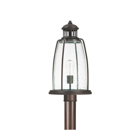 Capital Lighting Harbour Old Bronze 1 Light Post Lantern