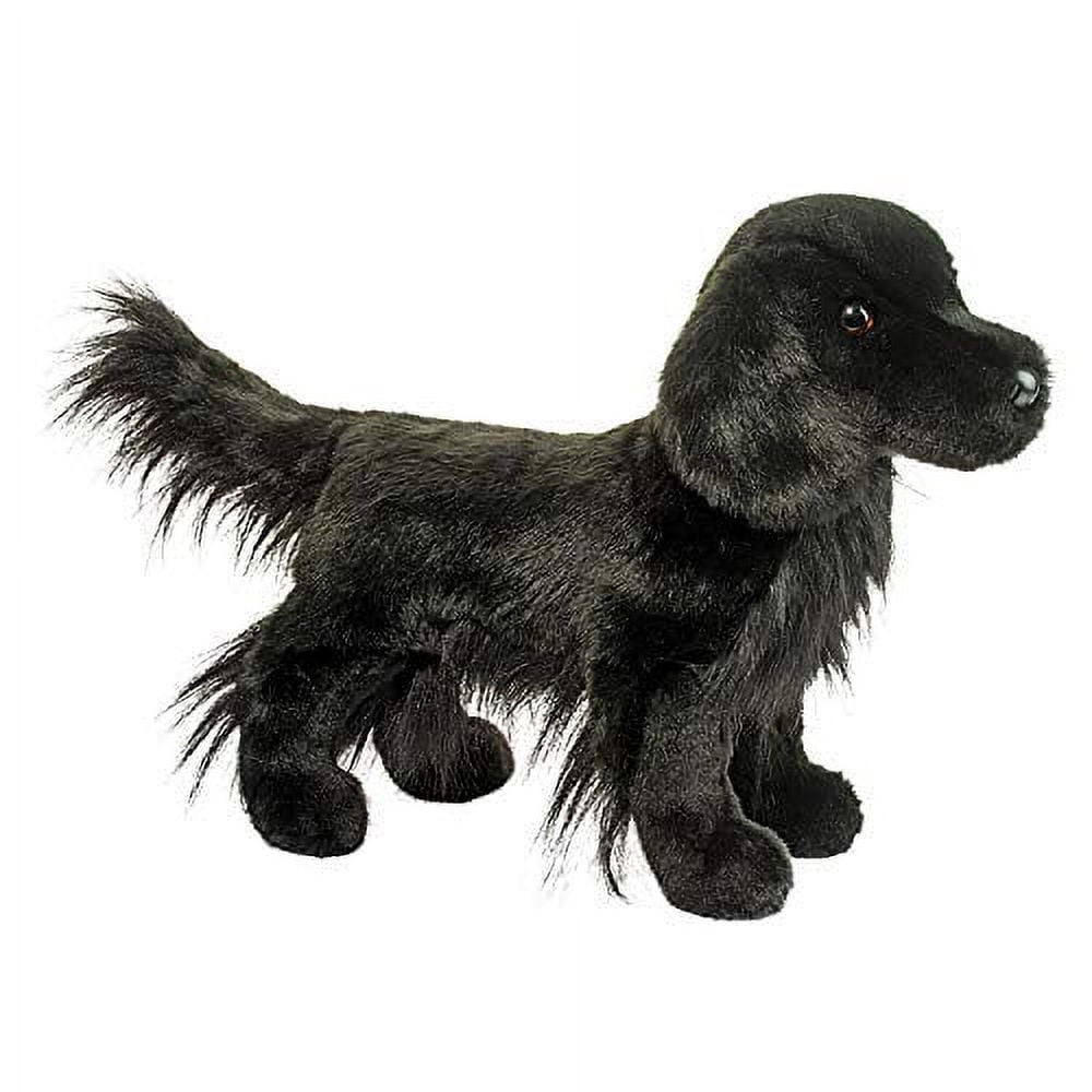 Douglas Jett Flat-Coated Retriever Plush Stuffed Animal Dog, 16"