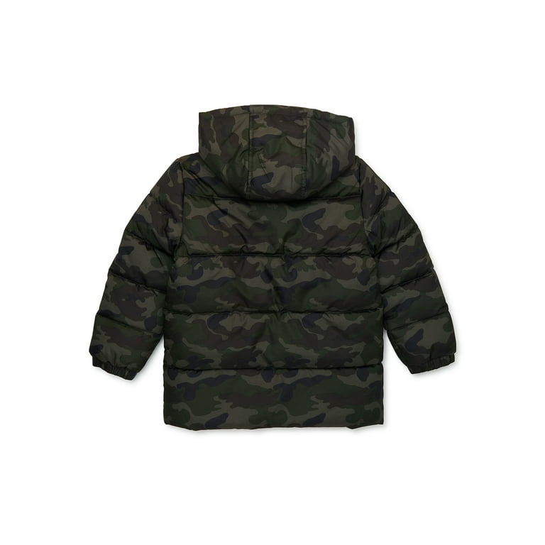 iXtreme Boys Camo Print Puffer Jacket, Sizes 4-18 