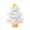 White, variant on Plush Christmas Tree Pillow - Festive Design, Perfect for Sofa Decor, Christmas Home Decoration, Plush Toy Gift & Holiday Festive Accents,Yellow,19.68in/50cm