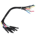 thumbnail image 1 of HT306 Cables de ruptura universales de 6 canales, cables de prueba Juego de cables de ruptura de soldadura para osciloscopio de diagnóstico automático(negro), 1 of 8
