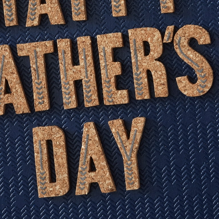 Hallmark Signature Father's Day Card (Happy Father's Day Cork Lettering)