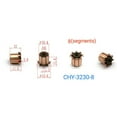 thumbnail image 4 of 1PC 10.4x 4x 11.6（12) mm 8P Teeth Copper Hook Type Electrical Motor Commutator, 4 of 8