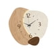 thumbnail image 5 of Reloj de pared silencioso, fácil de leer, decoración de habitaciones, reloj decorativo, reloj de pared para niños marrón, 5 of 9