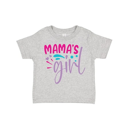 

Inktastic Mama s Girl Text in Pink and Purple Gift Toddler Toddler Girl T-Shirt