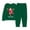AB276 Green, variant on Christmas Unisex Kids Pajamas Santa Claus Print Long Sleeve T-Shirt Pants Loungewear Boys And Girls Daily Casual Matching Set, Size 9-10 Years