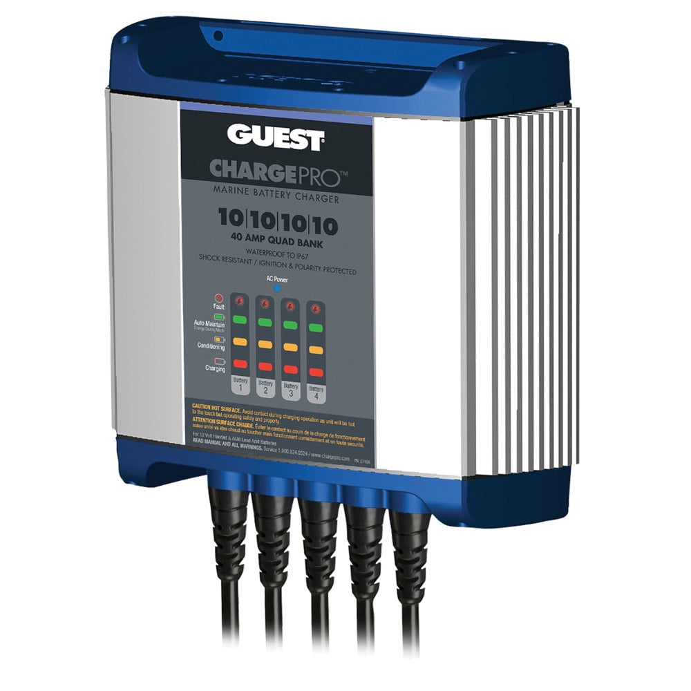 Guest 2720A On-Board Battery Charger 20A 12V 2 Bank 120V Input 