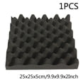 thumbnail image 1 of Sound Absorbing Foam Sponge Sound Noise Insulation Bar Ktv Wall 9.8X9.8X2 Inch, 1 of 4