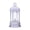 White, variant on LED Hexagonal Flameless Electronic Candle Light, Battery Operated Flickering Lamp, Smokeless Ambient Ornament for Home, Wedding, Holiday Party and Indoor Tabletop Decoration-(Brown)