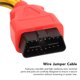 thumbnail image 3 of Cable de diagnóstico OBD2 de 16 pines ANGGREK conexión segura de Cable de puente OBDII para herramientas de diagnóstico, 3 of 8