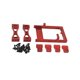 thumbnail image 2 of Repuesto para coche RC, fácil de instalar, accesorio de actualización para coche RC D90 D91 D96 MN98 Rojo, 2 of 9