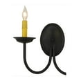 thumbnail image 3 of Meyda 149895 14.5 in. Classic 2 Light Wall Sconce, Blackwash & No Shade, 3 of 3