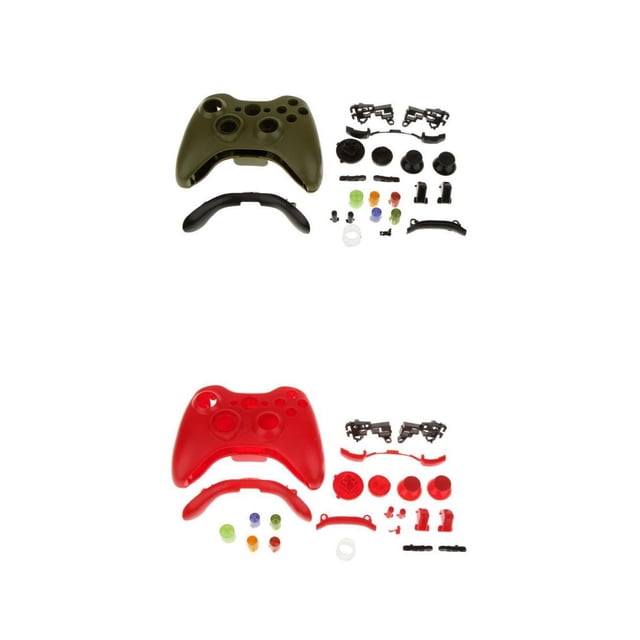 2 juegos de carcasa de carcasa con de modificación de para 360 shamjiam Kit de carcasa de carcasa completa