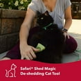 thumbnail image 2 of Safari Shed Magic De-Shedding Tool for Cats with Medium to Long Hair, 2 of 6