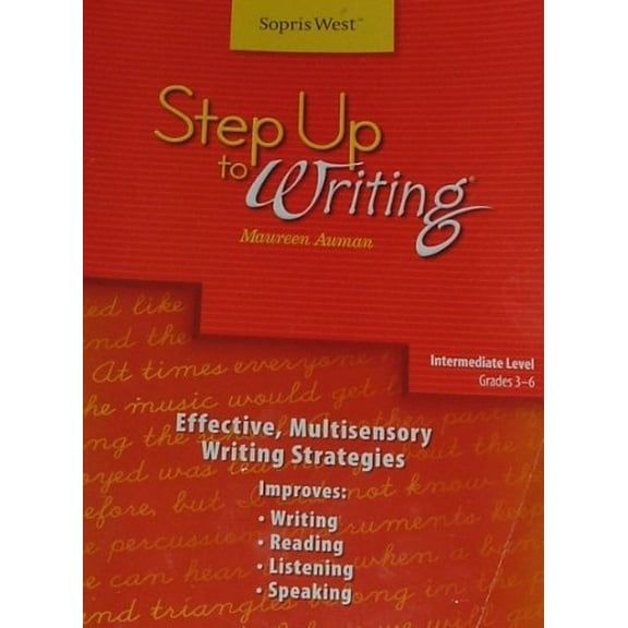 Pre-Owned Step Up to Writing Intermediate Level: Effective, Multisensory Writing Strategies Teacher's Manual Grades 3-6 (Paperback) 1602181659 9781602181656