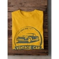 thumbnail image 3 of Vintage Car Since 1940 Graphic Men Gold T-Shirt, Male x-Large, 3 of 4